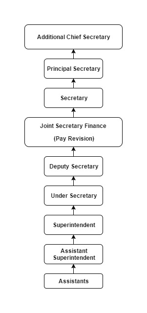 Finance Pay Revision Organisation Chart